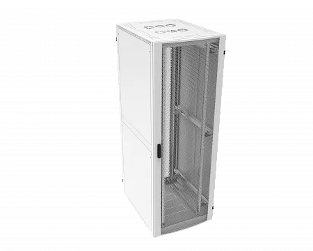 Шкаф телекоммуникационный напольный МИКсистем серия ECO+ 19" 42U 800*1200 дверь перфорация/перфорация 2 створки серый