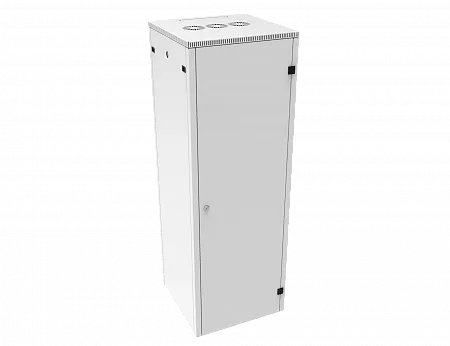Шкаф телекоммуникационный напольный МИКсистем 19" серия ECO-L 48U 600*600 дверь металл серый